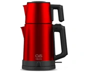 CVS DN 1532 FollowTeaRainbow Kırmızı 1800 W Çelik Çay Makinesi - 1