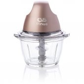 CVS DN 3361 pinua çift bıçaklı rose boyalı cam gıda doğrayıcı - 1