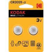 KODAK LİTYUM2CR2025 PARA PİL 2Lİ 7670 (30*40)*120 - 1