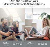TP-Link Archer C64, AC1200 Mbps Kablosuz MU-MIMO WiFi Router - 4