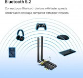 TP-Link Archer TX50E, AX3000 Mbps Wi-Fi 6 Bluetooth 5.0 PCIe Adaptör - 4