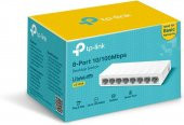 TP-Link LS1008, 8-Port 10/100 Mbps Fast Ethernet Switch, 8 Bağlantılı Ethernet Çevirici, Beyaz - 3