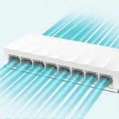 TP-Link LS1008, 8-Port 10/100 Mbps Fast Ethernet Switch, 8 Bağlantılı Ethernet Çevirici, Beyaz - 5