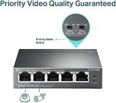 TP-Link TL-SL1311MP, 8-Port 10/100Mbps + 3-Port Gigabit Desktop Switch with 8-Port PoE+ - 7