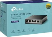 TP-Link TL-SL1311MP, 8-Port 10/100Mbps + 3-Port Gigabit Desktop Switch with 8-Port PoE+ - 8