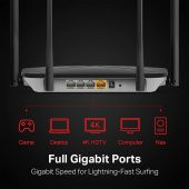 Mercusys AC12G, AC1200 Mbps Gigabit Portlu Kablosuz Dual-Band Router - 3
