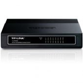 Tp-Link TL-SF1016D 16-PORTLU 10/100MBPS Masaüstü Switch - 1