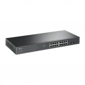 TP-Link TL-SG1218MPE 18-Port Gigabit Easy Smart Switch 2-SFP 16-Port PoE+ (250W) - 2