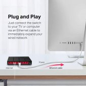 Mercusys MS108G, 8-Port 10/100/1000 Mbps Masaüstü Switch - 5