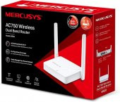 Mercusys Mr20 AC750 Wireless Dual Band Acces Point Router Menzil Genişletici thumbnail 5