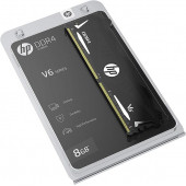 HP V6 8GB 3600MHz DDR4 UDIMM SOĞUTUCULU GAMING RAM (SİYAH) 2Rx8 PC4 18-22-22-42 (Model:7EH74AA) thumbnail 3
