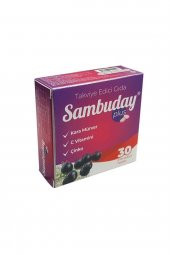 Sambuday Plus Kara Mürver C Vitamini Çinko Efervesan Tablet 30 - 1