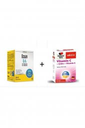 Ocean D3 K2 + Doppelherz Aktiv Vitamin C Çinko Vitamin E 40 Tablet - 1