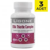 Ligone Milk Thistle Complex 60 Kapsül x 3 Adet - 1