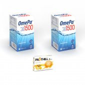 Omepa 1500 30 Kapsül x2 Adet + Pasthill 1 Adet   Hediye - 1