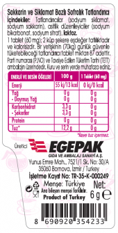 TABLET TAT.SAKKARİN 100 - 2