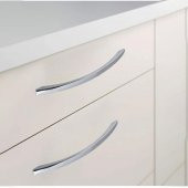 Mobilya Banyo Mutfak Dolabı Çekmece Dolap Kapak Kulpu Kulbu Krom 224 mm Metal Kulp - 3