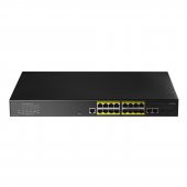 Cudy GS2018PS2 2SFP,2Uplink,1Consol,16 Port L2 Yönetilebilir Gigabit PoE+ Metal Rack Mount Switch - 2