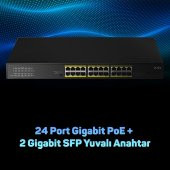 Cudy GS1028PS2 2 Port SFP, VLAN, CCTV, 24 Port Gigabit 300W PoE+ Metal Switch thumbnail 4