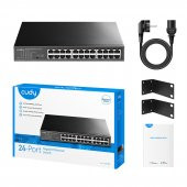 Cudy GS1024 16K MAC, 24 Port Gigabit Metal Switch - 7