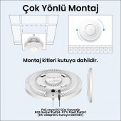 Cudy AP1300 5GHz 867 Mbps, 2.4GHz 300 Mbps WiFi Gigabit IP65 Indoor Access Point (AC1200 Serisi) - 6
