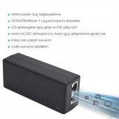 Cudy POE200 Base-T AC/DC 30W Gigabit PoE+/PoE Enjektör - 3