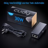 Cudy POE200 Base-T AC/DC 30W Gigabit PoE+/PoE Enjektör - 4