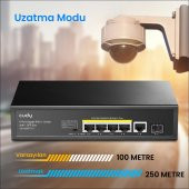 Cudy GS1005PTS1 1 Port Gigabit+ 4 Port Gigabit 120W PoE+1 Port SFP Gigabit Metal Switch - 4