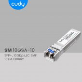 Cudy SM10GSA-10 SFP+,10Gbps,LC SMF,10KM 1310nm Endüstriyel SFP+ Modül Metal Switch - 2