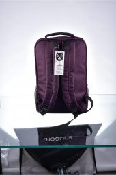 Bear & Deer Durable Okul Çantası Mürdüm CN0266 - 1