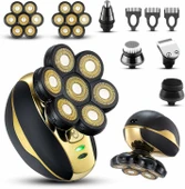 VOTMONI Kel Erkekler 7D Elektrikli Kafa Tıraş Makinesi thumbnail 1