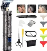 VOTMONI Erkekler için Profesyonel T Bıçaklı Saç Kesme Makineleri - Siyah - 1