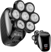 Wyklaus - Kel Erkekler için Elektrikli Kafa Tıraş Makinesi - Siyah - 1