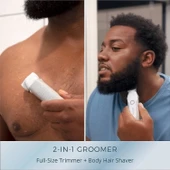 Remington Wetech Vücut/Yüz Bakım Seti PG625 Beyaz-Gri - 2