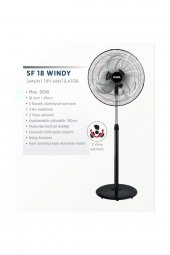 Raks Sf 18 Wındy 18 Inç Sanayi Tipi Vantilatör 90 Watt - 1
