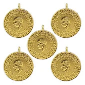 5 Adet Yarım Altın Yeni Tarihli Set - 1