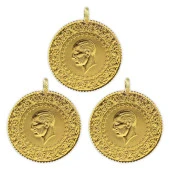 3 Adet Tam Altın Yeni Tarihli Set - 1