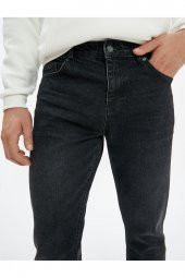 Straight Fit Boru Paça Kot Pantolon - Mark Jean - 9