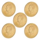 5 Adet Ata Lira Altın Yeni Tarihli Set - 1