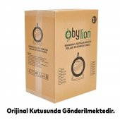 Bylion IP20 Metal Makaralı Seyyar 4 Prizli Uzatma Kablosu 3x2.5 mm TTR Kablo 40 Metre Termal Sigorta - 6