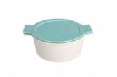 Porland Cookland Fire Turkuaz Kapaklı Derin Tencere 1.3 Lt 04CLA000015 - 1