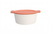 Porland Cookland Fire Turuncu Kapaklı Derin Tencere 1.3 Lt 04CLA000016 - 2