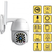 Zuidid 2mp Hd 2.5 Inch IP66 Ip Kamera Wifi Özellikli Hareket Takipli ve Gece Sensörlü - 2