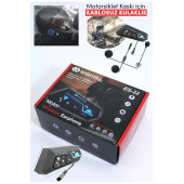 Bt22 Kask Kulaklık Bluetooth Motosiklet Kulaklık 5.0 Bluetooth Interkom Motorsiklet Kulaklık - 4