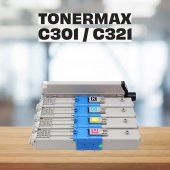 Oki MC342Dn Muadil Toner Set CMYK - 1
