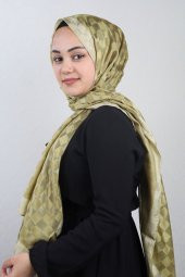Hint İpek Desenli Monogram Şal - Desen-04 - Renk-16 -63 - 1