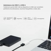 TP-Link UC400, Yüksek Hızda 3.0 USB-C - USB-A Adaptör - 3