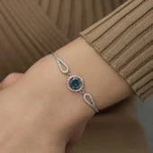 Lucky Life 925 Ayar Gumuss  Mistik Topaz Bileklik - 3