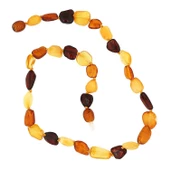 Bebek Damla Kehribar Diş Kolye - 3