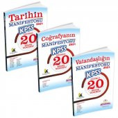 KPSS Tarih-Coğrafya-Vatandaşlık Manifesto 3lü Çözümü Kitap İçinde BRANŞ Deneme FIRSAT Paket Seti - 2